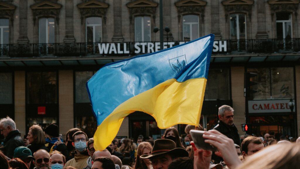 Bandeira da Ucrânia; OCDE - Foto: Pexels