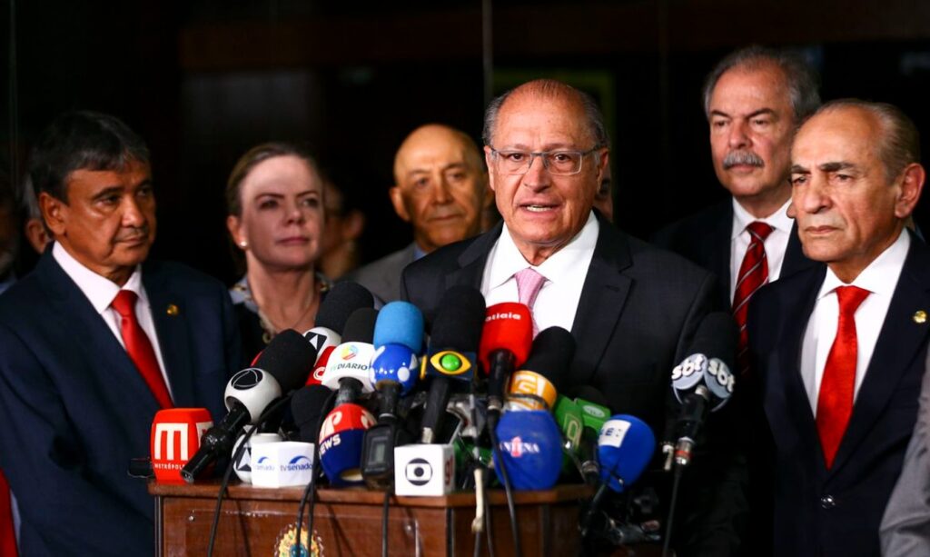 Alckmin fala sobre a PEC da Transição. Foto: Marcelo Camargo/Agência Brasi