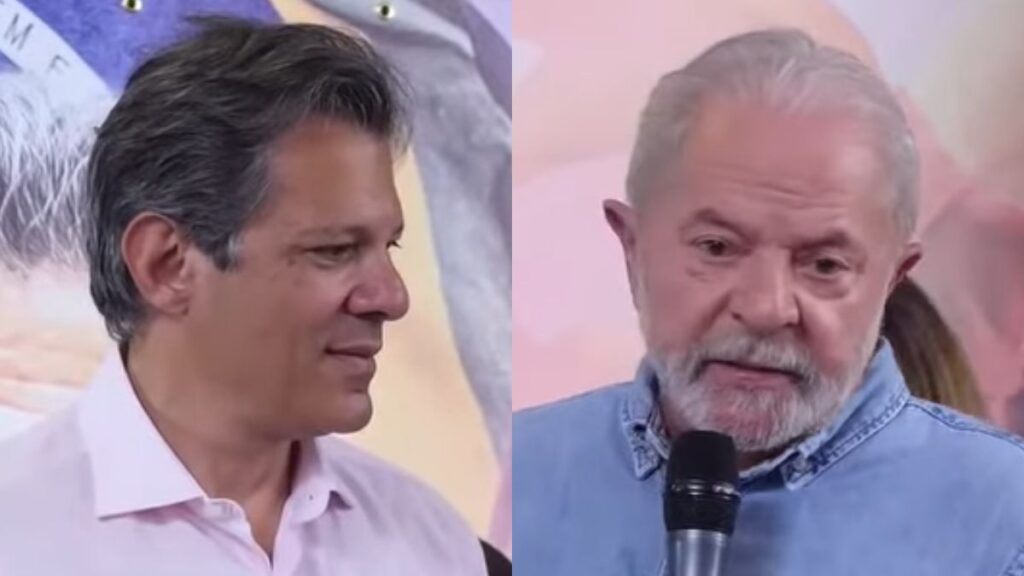 Fernando Haddad e Lula. Foto: Reprodução/YouTube