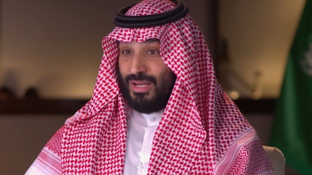 Príncipe herdeiro da Arábia Saudita, Mohammed bin Salman, em entrevista ao 60 Minutes. Foto: Reprodução/CBS