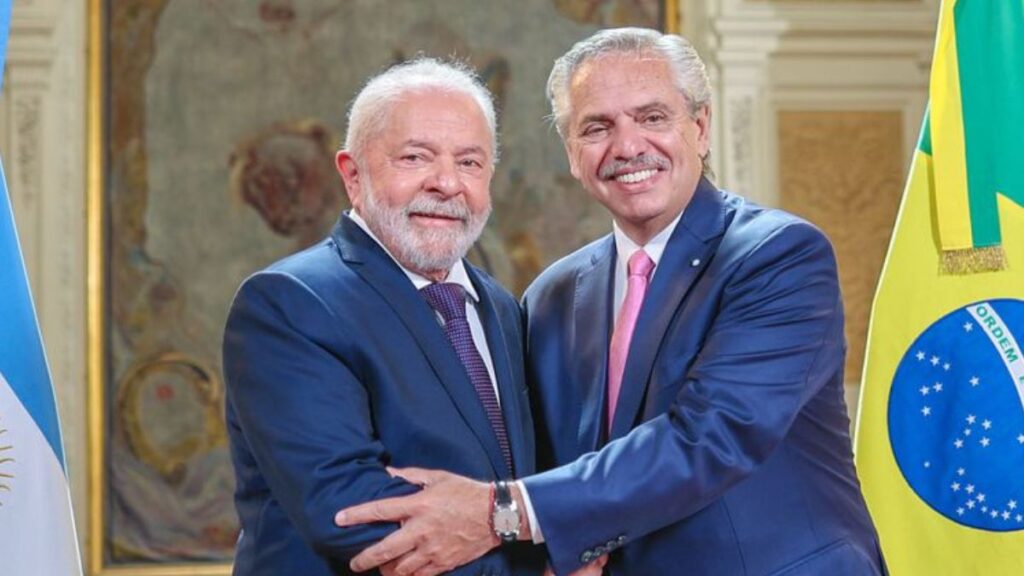 Lula e Alberto Fernández, presidentes do Brasil e da Argentina, respectivamente. Foto: Ricardo Stuckert/PR