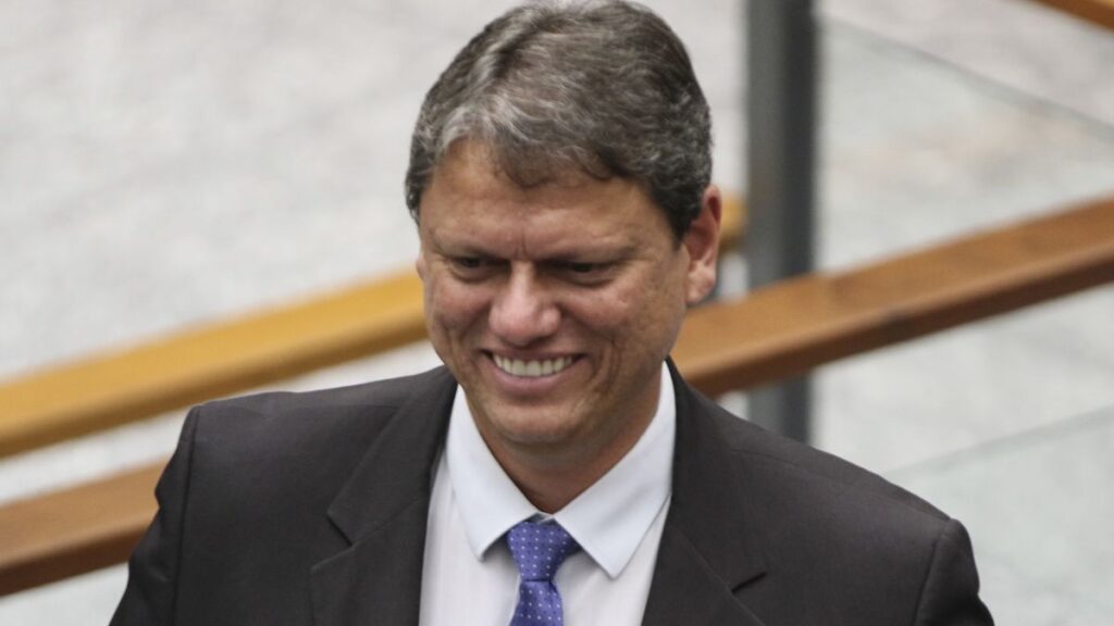 Tarcísio de Freitas, governador de São Paulo. Foto: Fabio Rodrigues-Pozzebom/ Agência Brasil