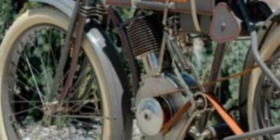 Harley-Davidson 1908 é a moto mais cara do mundo vendida em leilão; confira o valor. Foto: Mecum/Divulgação