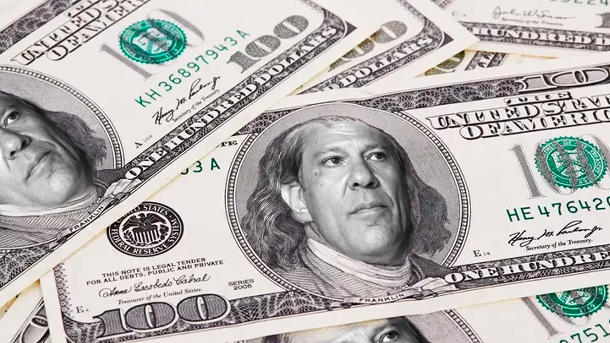 Dólar recua com alívio de Treasuries e agenda lotada de Haddad