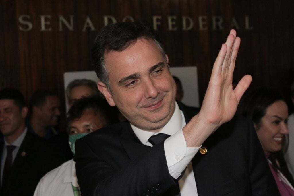 O presidente do Senado, senador Rodrigo Pacheco