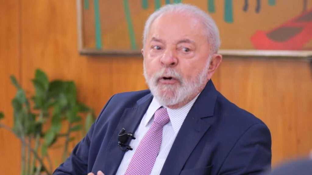 Presidente Lula em entrevista ao canal TV 247. Foto: YouTube