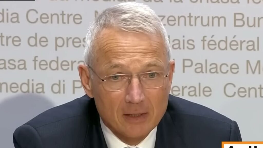 Axel Lehmann, presidente do conselho de administração do Credit Suisse. Foto: YouTube