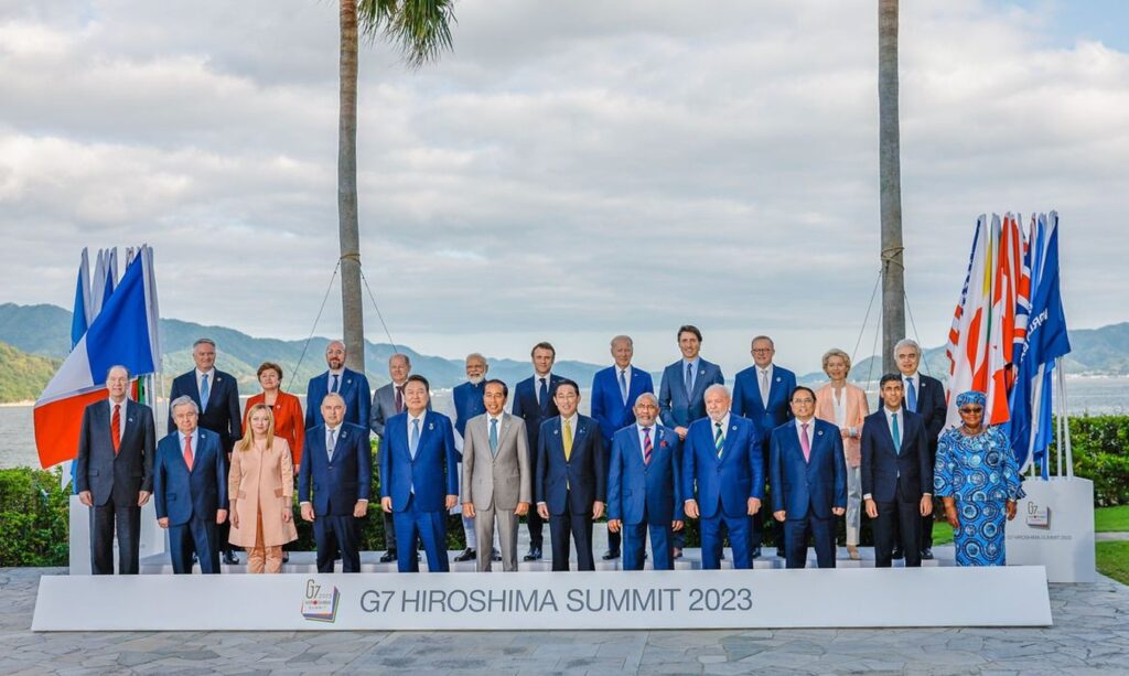 Cúpula do G7 no Japão. Foto: Ricardo Stuckert