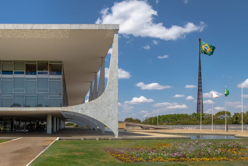 Palácio do Planalto, em Brasília, sede do Governo (Brasil) Desenrola Brasil
