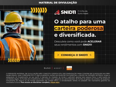 SNID11: Veja novos dividendos do FI-Infra da Suno