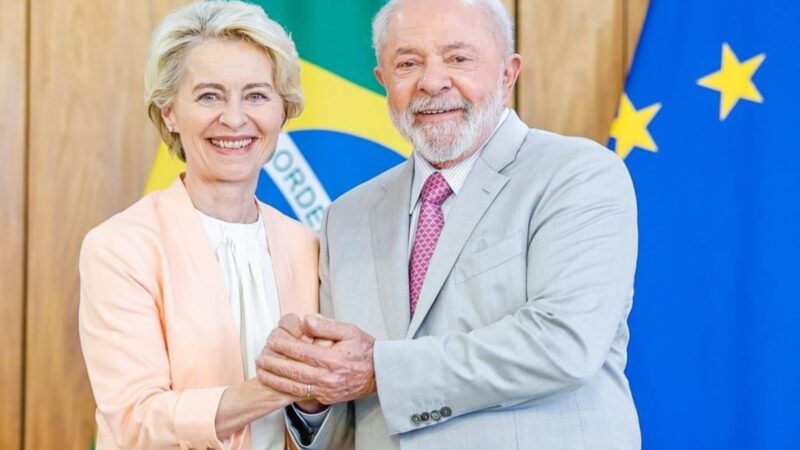 Lula e líder da Comissão Europeia sinalizam aproximação para acordo entre UE e Mercosul