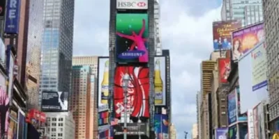 Times Square; telão