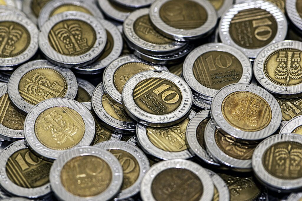 Israel tem como moeda principal o Shekel. Foto: Pixabay.