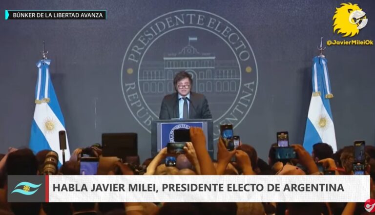 Javier Milei é Eleito Presidente Da Argentina