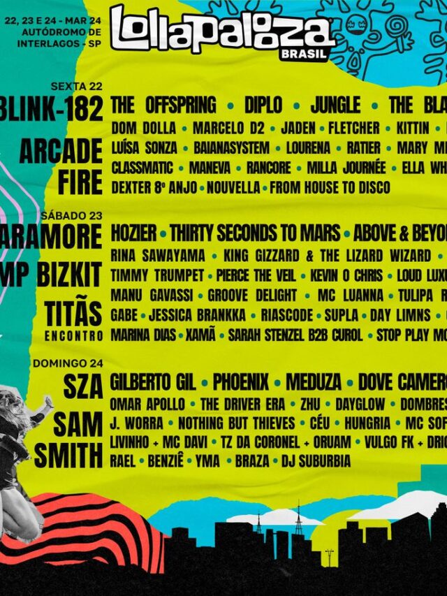 Lollapalooza 2024 lança ingressos por dia de show; confira os preços