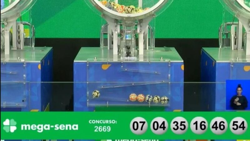 Mega-Sena 2669: ninguém acerta e prêmio de R$ 10,4 milhões acumula para a Mega da Virada, estimada em R$ 550 milhões