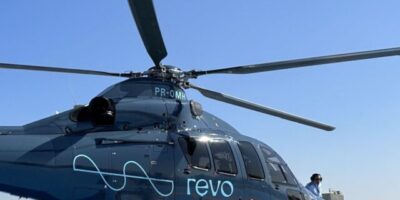 revo uber helicóptero