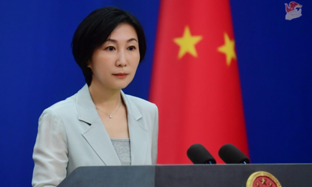 A porta-voz do Ministério de Relações Exteriores chinês, Mao Ning - Foto: Divulgação/Ministério das Relações Exteriores da China