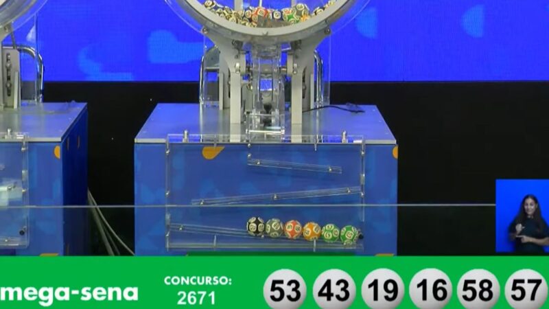 Mega-Sena 2671: Ninguém acerta e prêmio vai a R$ 6,5 milhões para próximo sorteio