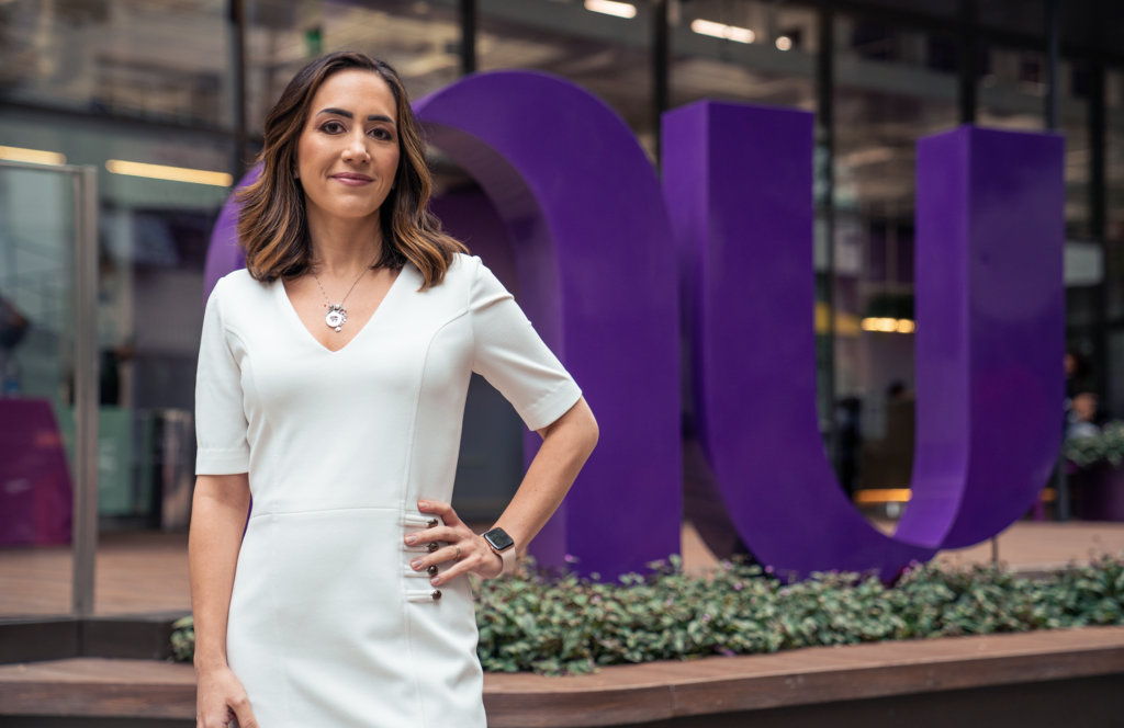 Cristina Junqueira, cofundadora do Nubank (ROXO34). Foto: Reprodução/Nubank.