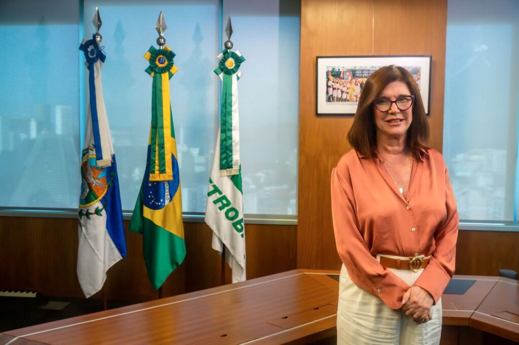 Magda Chambriard, nova CEO da Petrobras, dá primeira entrevista no comando da estatal. Foto: Roberto Farias/Agência Petrobras