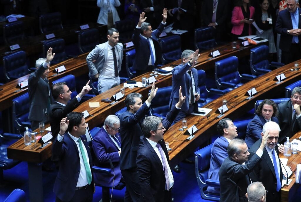 Senado aprova taxação de compras internacionais de ate US$ 50. Foto: Lula Marques/Agência Brasil