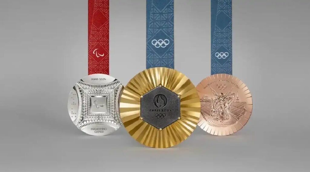 Medalhas Olímpicas dos Jogos de Paris: Foto: Divulgação/Olympics
