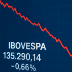 Ibovespa fecha em queda pela 6ª vez seguida; Vale (VALE3) e Petrobras (PETR4) recuam