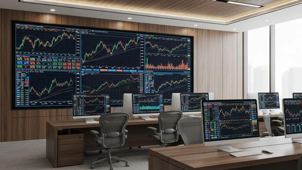 Mercado financeiro investimento - ações