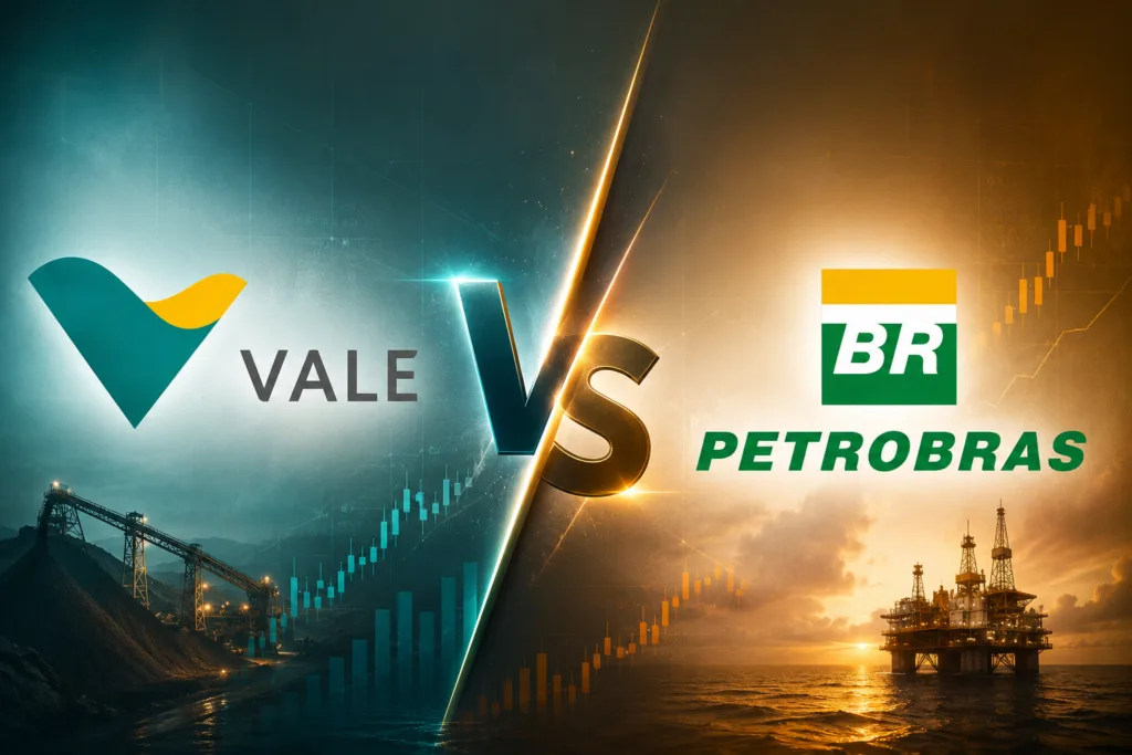 Vale distribuiu mais dividendos e JCP do que a Petrobras nos últimos 12 meses, segundo dados do Status Invest.