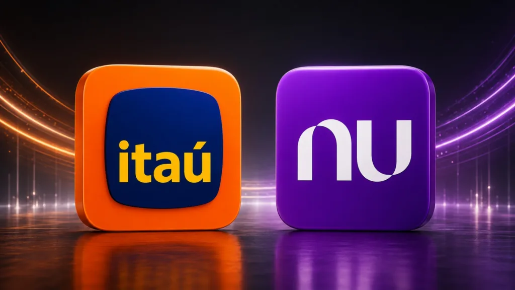 Itaú Unibanco (ITUB4) e Nubank (ROXO34) lideram ranking das marcas brasileiras mais valiosas.
