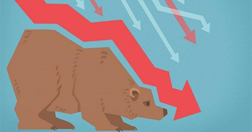 Bear Market é uma expressão que representa um cenário de queda prolongado