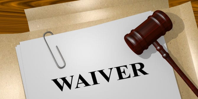 Waiver: qual o significado e como funciona na prática