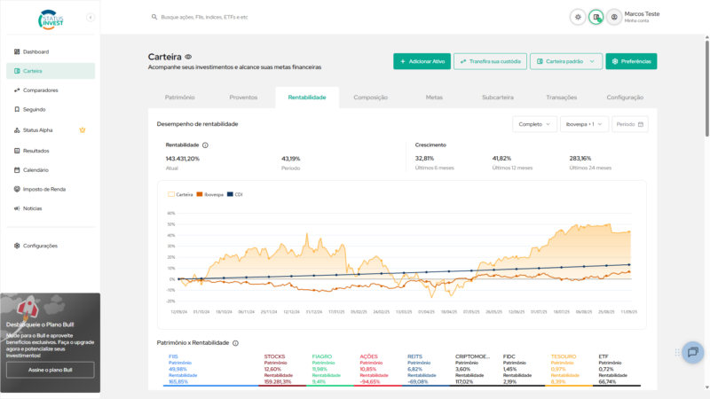 O Status Invest está evoluindo: conheça a nova área logada!