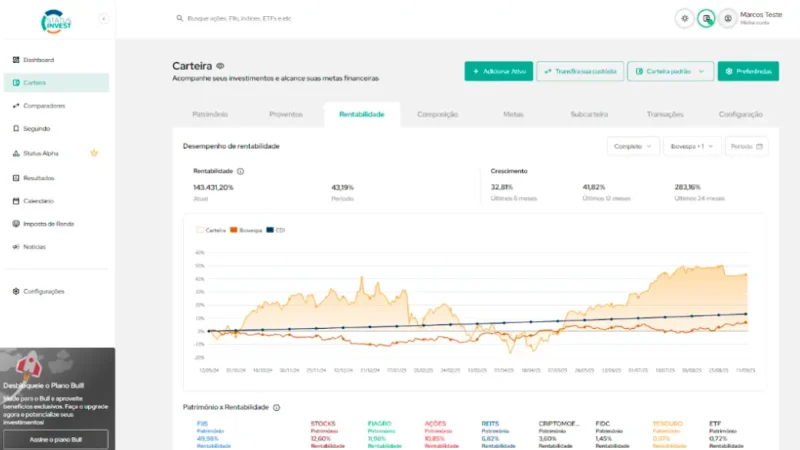 O Status Invest está evoluindo: nova área logada!