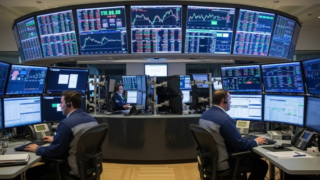 mercado financeiro ações - operadores de mercado